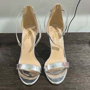 Silver Women's Heels